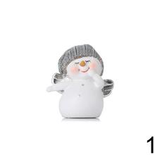 Snehuliak s sivou čiapkou a krídlami, mix 2 kusy.
