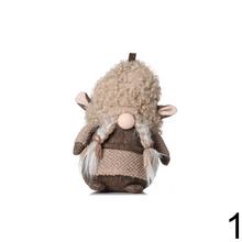 Textilný tról s bradou a vrkočmi, mix farieb.