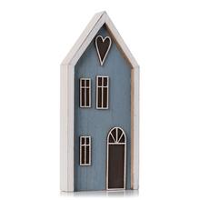 DOMČEK SRDIEČKO BIE/MOD DREVO 22,8*9,8*3CM - FLORASYSTEM