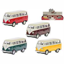 Autobus VW Classic 1962 1:64 kov na spätný chod 4farby - FLORASYSTEM