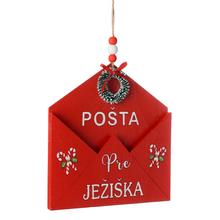 SCHRÁNKA POŠTA PRO JEŽÍŠKA ČER. 16x15x1,3CM