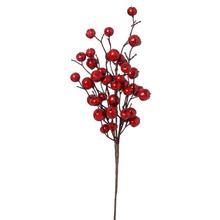 KONÁR ČERVENÉ PLODY LESKLÉ 40CM - FLORASYSTEM