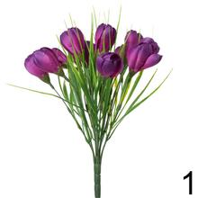 Kytica umelých kvetov krokus v mixe farieb.