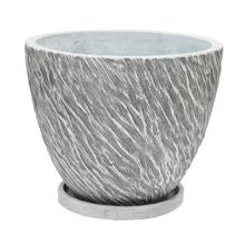 J35 KVETINÁČ + MISKA NOVA SV.ČIERNY 44xH36CM L - FLORASYSTEM