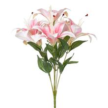 KYTICA ĽALIA x7 RUŽOVÁ 45CM - FLORASYSTEM