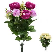 KYTICA PIVÓNIA RUŽA x12 49CM MIX/2F  vzorkovňa - FLORASYSTEM