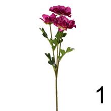 Umelé kvety Anemone s tromi hlavami v mixe farieb.