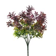 ZELEŇ DROB. LÍSTKY ZELENO- FIALOVA 34CM - FLORASYSTEM