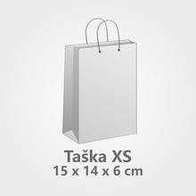 Taška XS 15x14x6cm - Vianočné papierové tašky | FLORASYSTEM