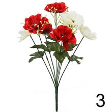 Kytica anemónie mix v červenej, žltej a krémovej farbe.