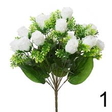 Kytica umelých ruží s mixom zelene, 45 cm.