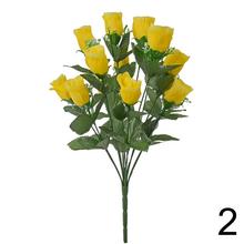 Kytica umelých ruží v mixe farieb, 46 cm.