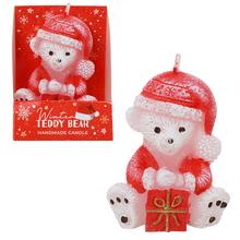 FIGURKA WINTER TEDDY BEAR 75MM BOX - Foto0