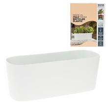 Biely hrantík PAROS 50 CLOUD vyrobený z recyklovanej plastu.