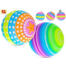 Sun Fun lopta 23cm dúhová 5druhov - FLORASYSTEM