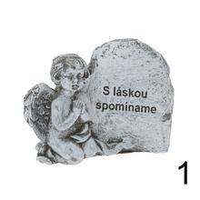 ANJEL S POMNÍKOM POLY MIX3 7*4*6CM - Foto0