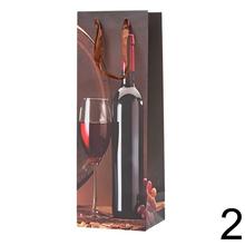 Darčeková taška na víno s elegantným dizajnom.