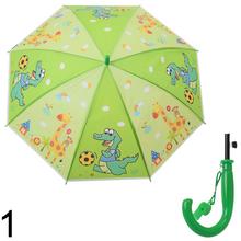 Farebný dáždnik s píšťalkou a detskými motívmi.