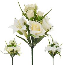 AKCIA! KYTICA ĽALIA/RUŽA 3F 40cm SUPER CENA!! - FLORASYSTEM