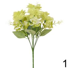 Kytica anemóniek s drobnými kvetmi a zeleňou, mix farieb, 32 cm.