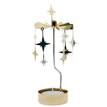 Svietnik hviezda CHIME SPARKLE s visiacimi hviezdami.