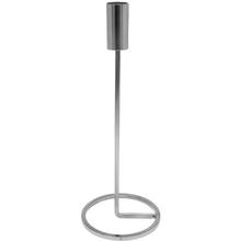 SVIETNIK na kónickú svieč. 25CM strieb.//A67101420 - FLORASYSTEM