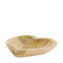 Srdcová miska S teak 25x25x4,5cm - FLORASYSTEM