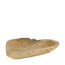 Srdcová miska M teak 34x39x5cm - FLORASYSTEM