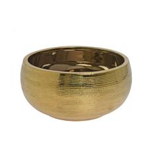 MISA KERAMIKA 20x20x10CM ZLATÁ - FLORASYSTEM