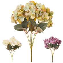 KS HYDRANGEA, ZELEŇ MIX/3F 36CM - FLORASYSTEM