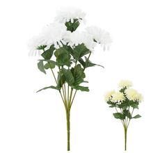 KYTICA CHRYZANTÉMA, ZELEŇ x7 MIX/2F 38CM - FLORASYSTEM