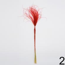 Stypha - pierko MIX farba, 50 cm dlhé, rôzne farby.