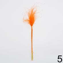 Stypha - pierko MIX farba, 50 cm dlhé, rôzne farby.