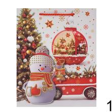 DARČEKOVÁ TAŠKA VIANOCE GLITER 32*26*12CM - FLORASYSTEM