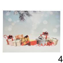 Darčeková taška s vianočným motívom a glitrami.