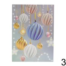 Darčeková taška s vianočným motívom a glitrami.