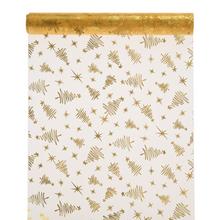 ORGANZA LESKLÁ 39x10 ZLATÁ - FLORASYSTEM