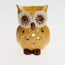 AROMALAMPA SOVA PORCELÁN 8x7x12CM KRÉM - FLORASYSTEM