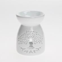 AROMALAMPA STROM PORCELÁN 8x11,5CM BIELA - FLORASYSTEM