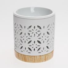 AROMALAMPA VÝREZ PORCELÁN 9,5x11CM BIELA - FLORASYSTEM