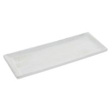 TÁCKA BIELA DREVO 35*13*3,5CM - FLORASYSTEM