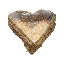 Obal v tvare srdca z prútia