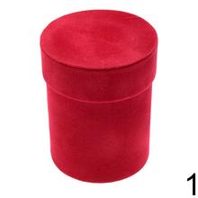 Darčeková krabička na kvety v tvare valca, rôzne farby.