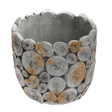 OBAL KERAMIKA 15.5*15.5*14 ŠEDÝ - FLORASYSTEM