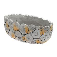 OBAL KERAMIKA 24.5*13*10.5 ŠEDÝ - FLORASYSTEM