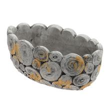 OBAL KERAMIKA 19.5*11*9 ŠEDÝ - FLORASYSTEM