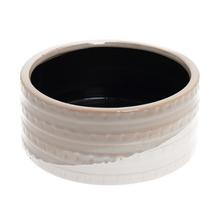 MISA TROJFAREBNÁ  KERAMIKA 22.4*22.4*9.5 HNEDÝ - FLORASYSTEM