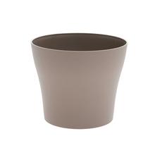 Obal tulipán mat taupe v okrúhlom dizajne.