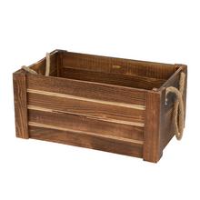 Drevená debnička s lanovými uchami