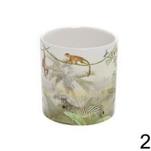 Obal Safari s exotickými zvieratami a rastlinami.